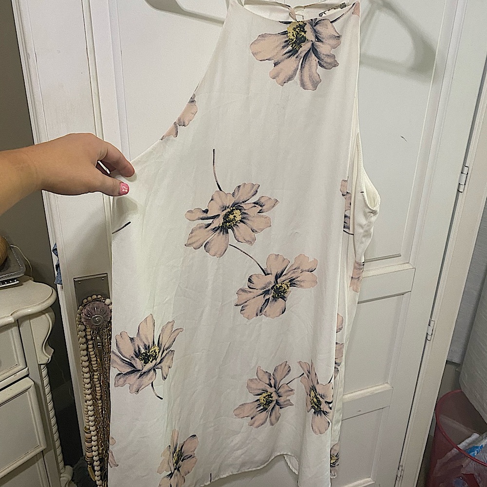 Flower white dress
